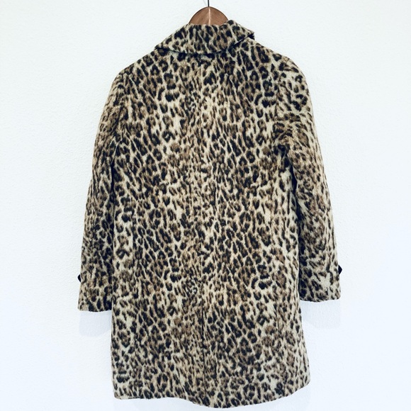 J. Crew Snow Leopard Print Top Peacoat - Picture 8 of 12